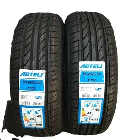Two Aoteli P307 tyres, 195/65R15