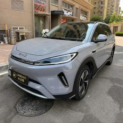 Grey BYD SUV parked outdoors