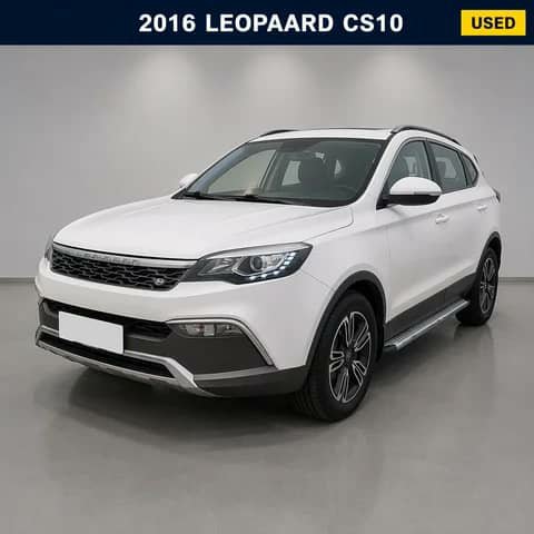 Leopaard CS10 2016, used, white, in a showroom