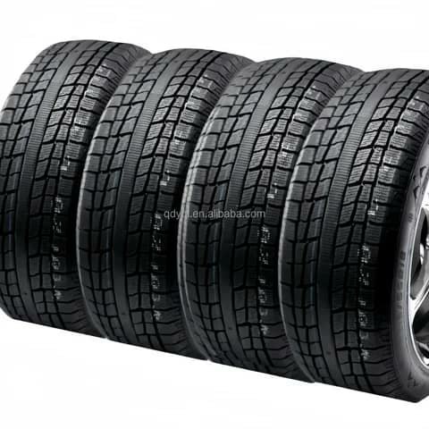Four winter tyres in a row